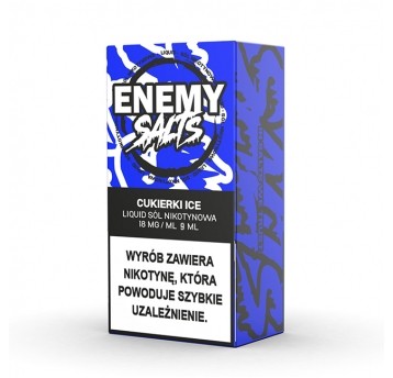 SALT TPD ENEMY SALTS 18MG 9ML - CUKIERKI ICE