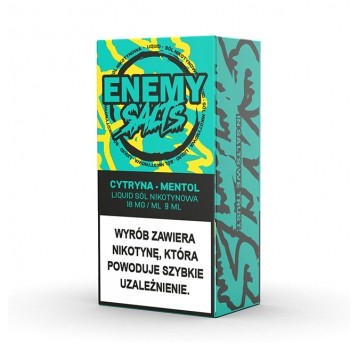 SALT TPD ENEMY SALTS 18MG 9ML - CYTRYNA MENTHOL