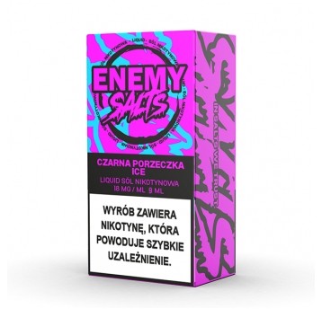 SALT TPD ENEMY SALTS 18MG 9ML - CZARNA PORZECZKA ICE