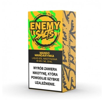 SALT TPD ENEMY SALTS 18MG 9ML - MANGO MANDARYNKA