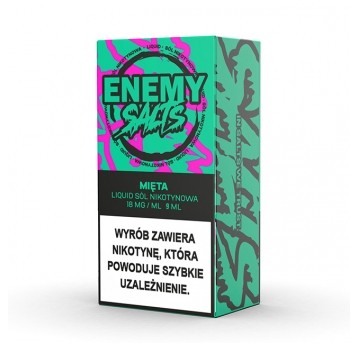 SALT TPD ENEMY SALTS 18MG 9ML - MIĘTA