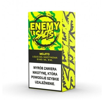 SALT TPD ENEMY SALTS 18MG 9ML - MOJITO