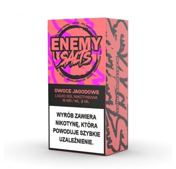 SALT TPD ENEMY SALTS 18MG 9ML - OWOCE JAGODOWE
