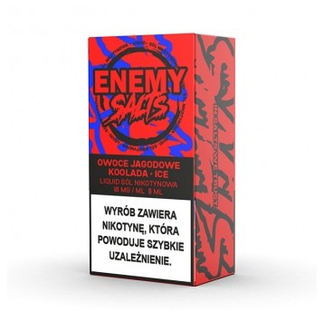 SALT TPD ENEMY SALTS 18MG 9ML - OWOCE JAGODOWE KOOLADA ICE