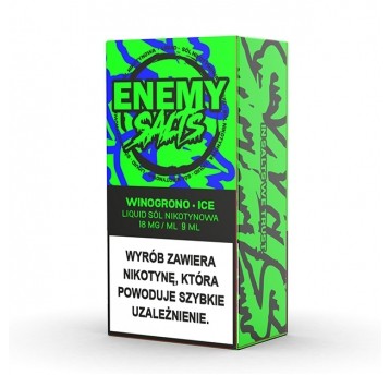 SALT TPD ENEMY SALTS 18MG 9ML - WINOGRONO ICE