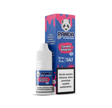 SALT TPD PANDA 20MG 10ML - CZERWONE WINOGRONO ICE
