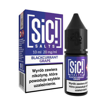 SALT TPD SIC! DUPLEX 20MG 10ML - BLACKCURRANT GRAPE