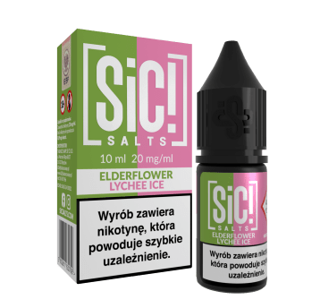 SALT TPD SIC! DUPLEX 20MG 10ML - ELDERFLOWER LYCHEE ICE