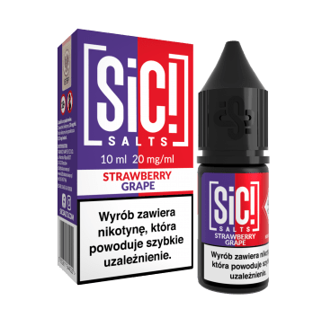 SALT TPD SIC! DUPLEX 20MG 10ML - STRAWBERRY GRAPE