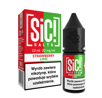 SALT TPD SIC! DUPLEX 20MG 10ML - STRAWBERRY LIME