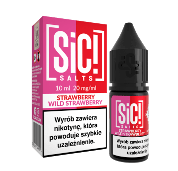 SALT TPD SIC! DUPLEX 20MG 10ML - STRAWBERRY WILD STRAWBERRY