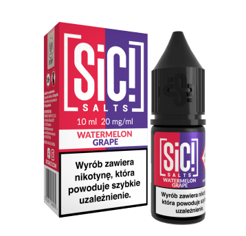 SALT TPD SIC! DUPLEX 20MG 10ML - WATERMELON GRAPE