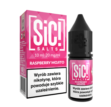 SALT TPD SIC! MOJITO 20MG 10ML - RASPBERRY MOJITO