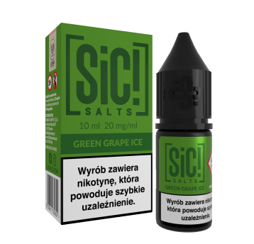 SALT TPD SIC! SIMPLEX 20MG 10ML - GREEN GRAPE ICE