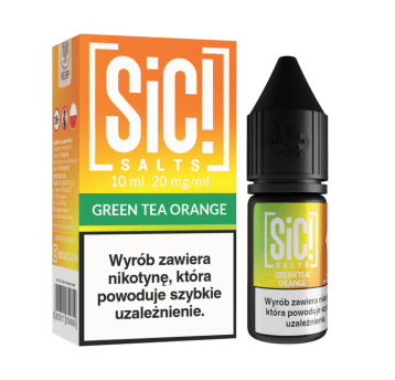 SALT TPD SIC! THEA 20MG 10ML - GREEN TEA ORANGE