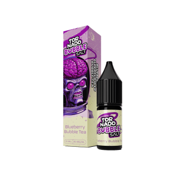 SALT TPD TORNADO BUBBLE SALTS 20MG 10ML - BLUEBERRY BUBBLE TEA
