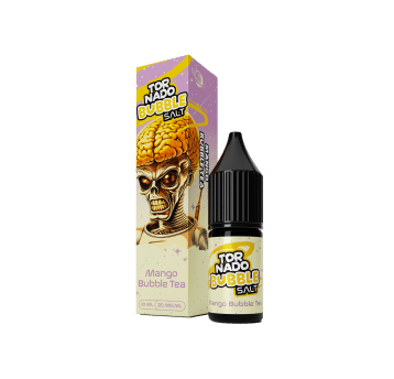 SALT TPD TORNADO BUBBLE SALTS 20MG 10ML - MANGO BUBBLE TEA