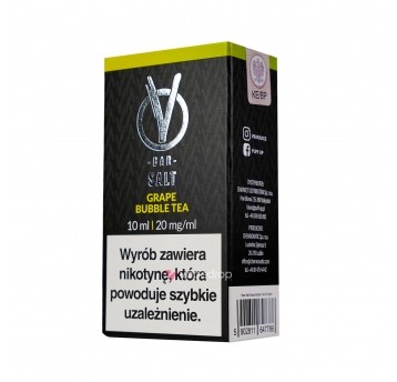 SALT TPD VBAR 20MG 10ML - GRAPE BUBBLE TEA
